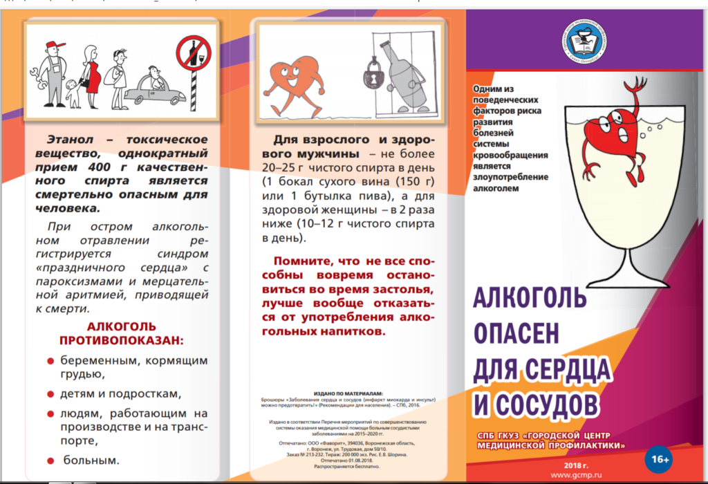 ЕВРОБУКЛЕТ-ПРОФИЛАКТИКА АЛКОГОЛИЗМА – СПБГБУЗ "Городская поликлиника №37"